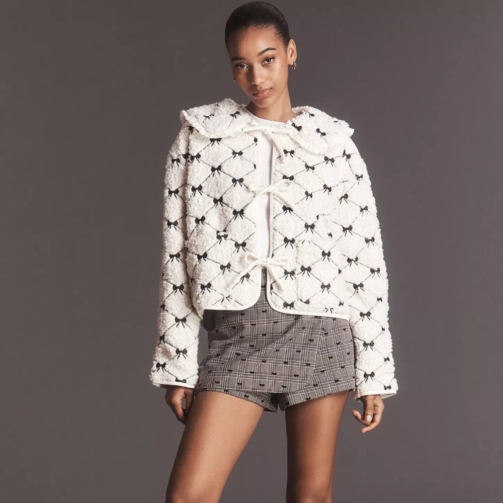 NWT Anthropologie MABLE Fleece Jacket